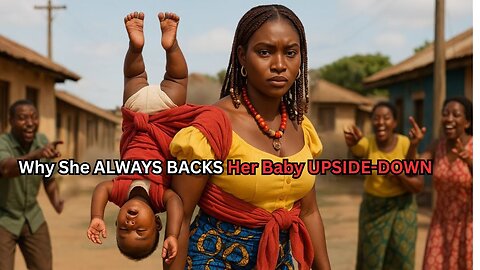 The Shocking Reason She Holds Her Baby Upside Down”