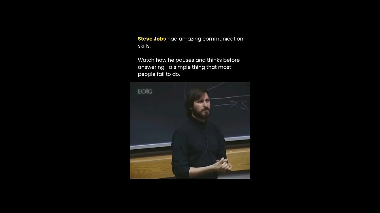 Steve Jobs unique speaker