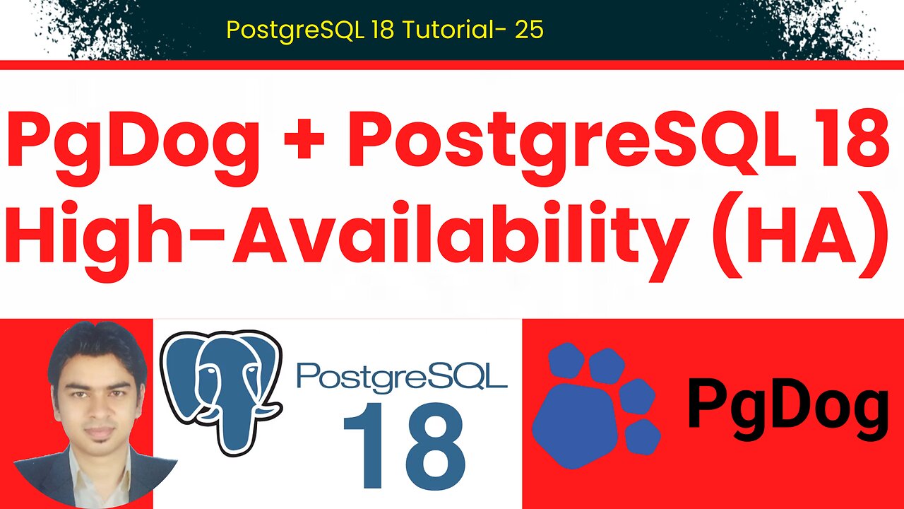 PgDog + PostgreSQL 18 High-Availability (HA) on Ubuntu 24.04 LTS #pgdog #postgresql18 #postgresql