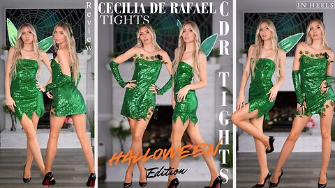 Pairing Eterno Superlucido CDR Tights With Halloween Costumes Part 1 | Costume Try on & Review