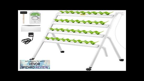 VEVOR Hydroponics Growing System 36 Sites 4 Food-Grade PVC-U Pipes 4 Layers Review