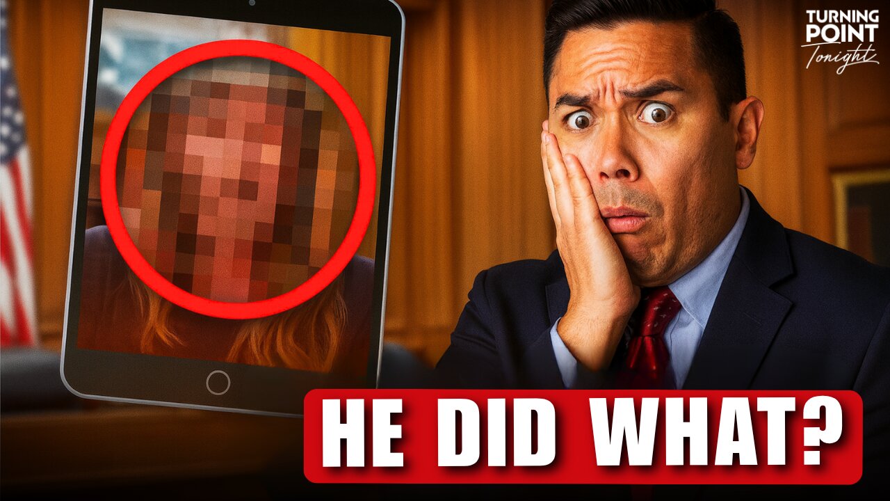 Brad Sherman is looking at Naughty Pics on his iPad