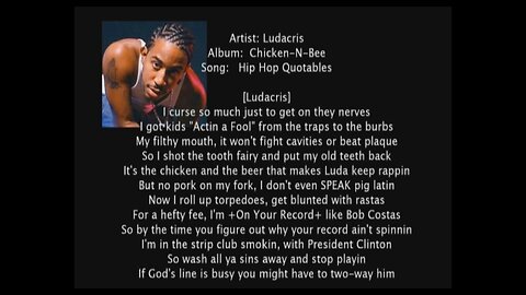 G. Craige Lewis - EX Ministries - The Truth Behind Hip Hop - Ludacris Segment