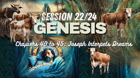 Genesis Chapters 40 to 45 with Chuck Missler ( Pharaoh's Dream) Session 22/24