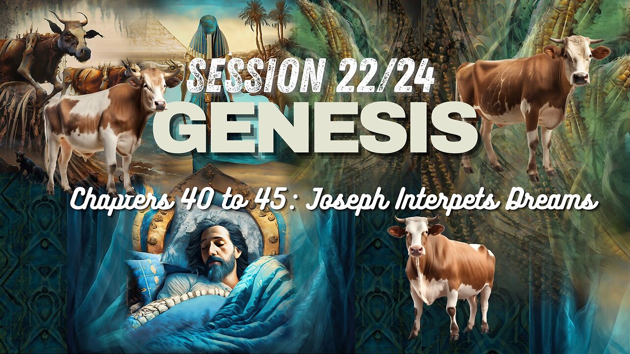 Genesis Chapters 40 to 45 with Chuck Missler ( Pharaoh's Dream) Session 22/24