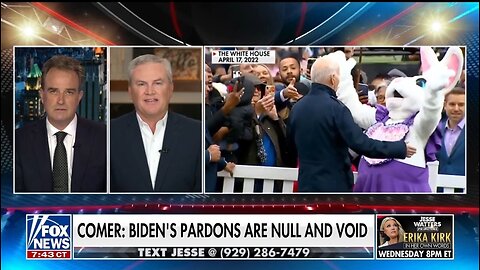 Rep James Comer: DOJ WARNED Biden Staffers About Excessive Use Of Autopen