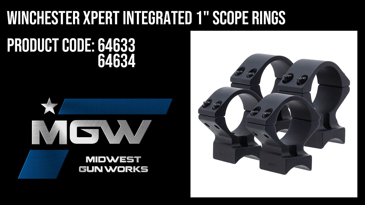 Winchester Xpert Integrated 1" Scope Rings