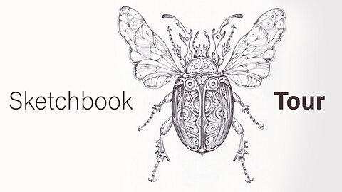 Sketchbook Tour with a Darkwave Soundtrack