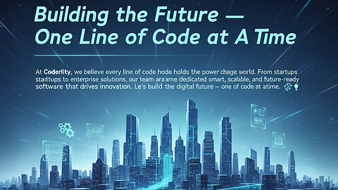 Building the Future — One Line of Code at a Time