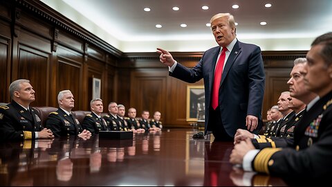 Trump will speak at a hastily called meeting of top military leaders, AP source says
