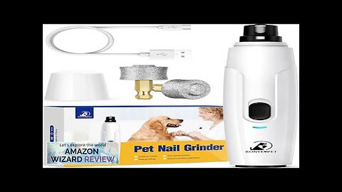 Bonve Pet Nail Grinder for Dogs - Upgraded Dog Nail Trimmers Super Review