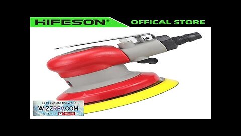 HIFESON 5/6 inch Pneumatic Sander Air Sander Sanding Machine Polisher Tool 125mm/150mm Review