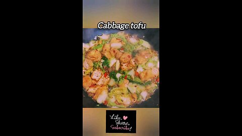 cabbage tofu