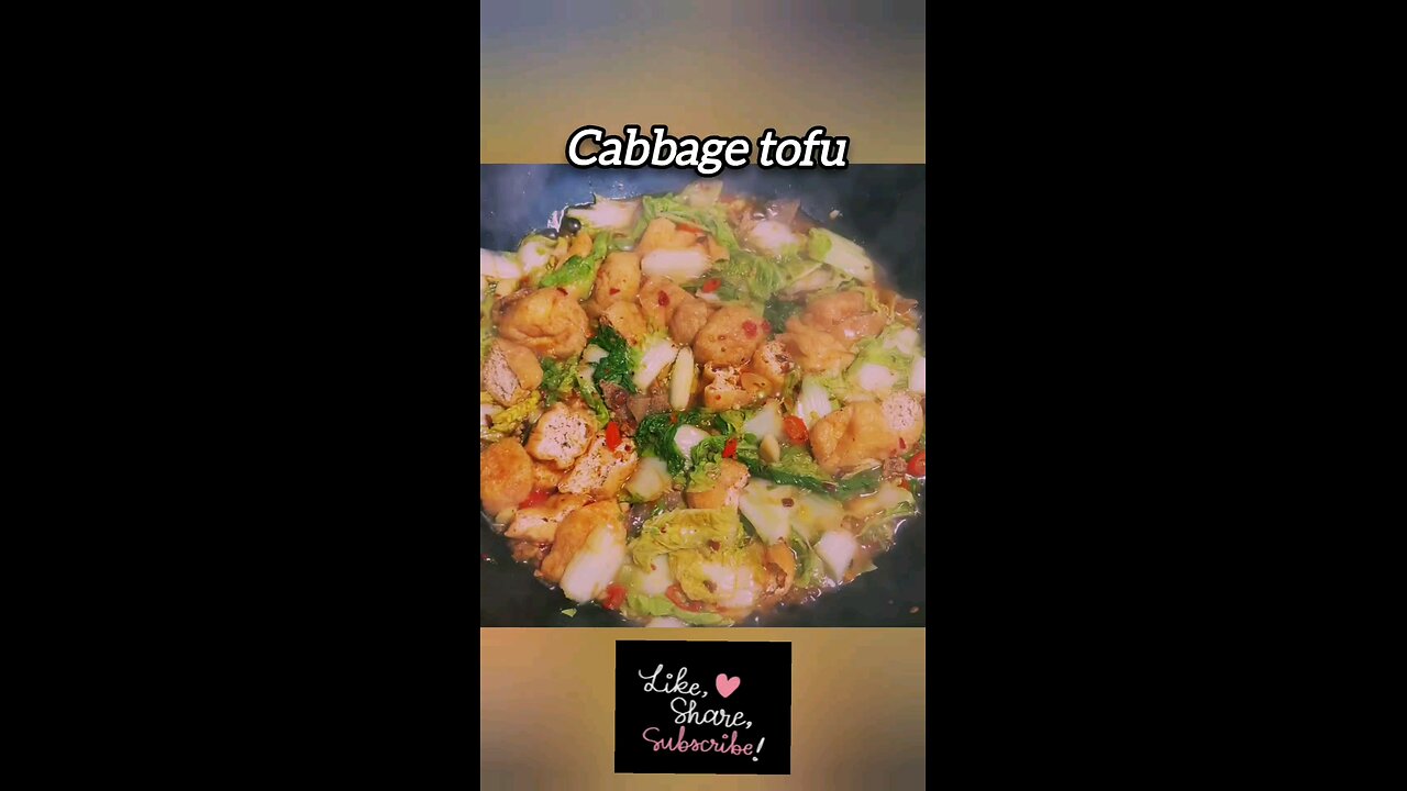 cabbage tofu