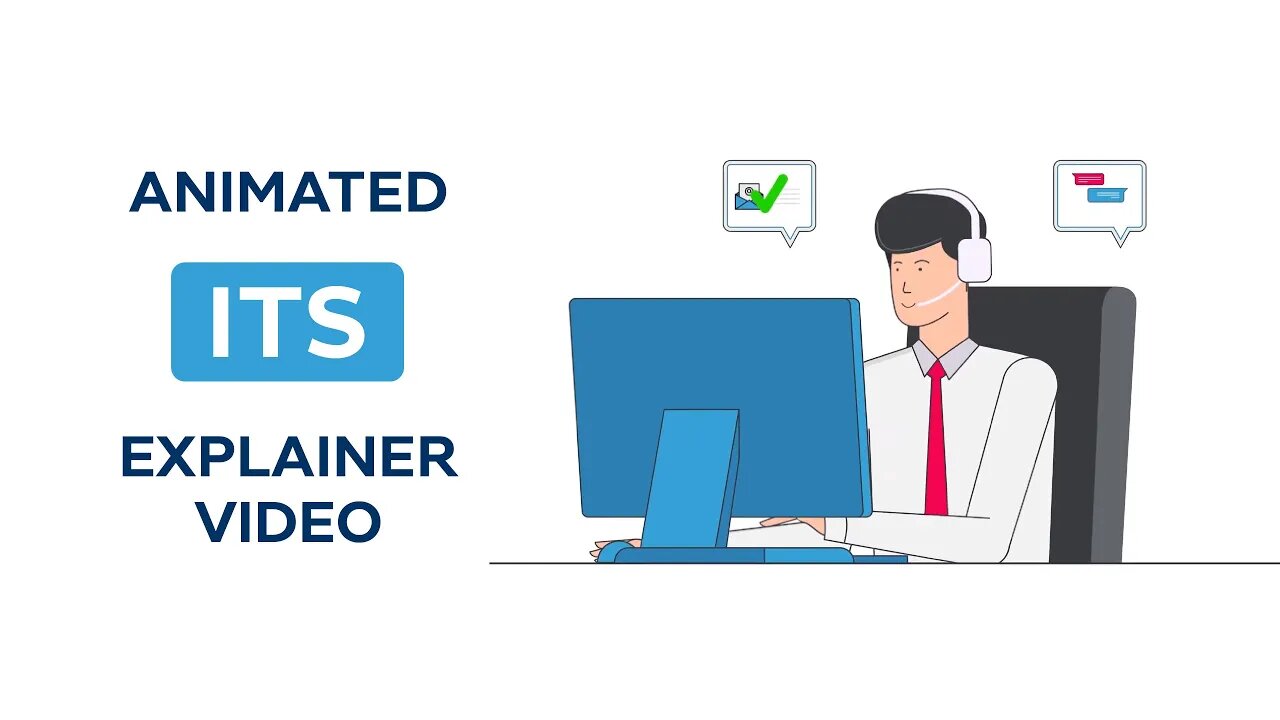 ITS Animated Technology Explainer Portal Walkthrough Video Incident Ticketing System Demo