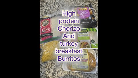 #lowcarb Low carb HIGH protein chorizo/turkey breakfast burritos #ketorecipes #protein #lowcarblife
