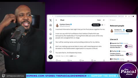 'TPUSA K*LLED CHARLIE?!' Candace Owens Implies TPUSA K*lled Charlie Kirk?! All Over Money?!