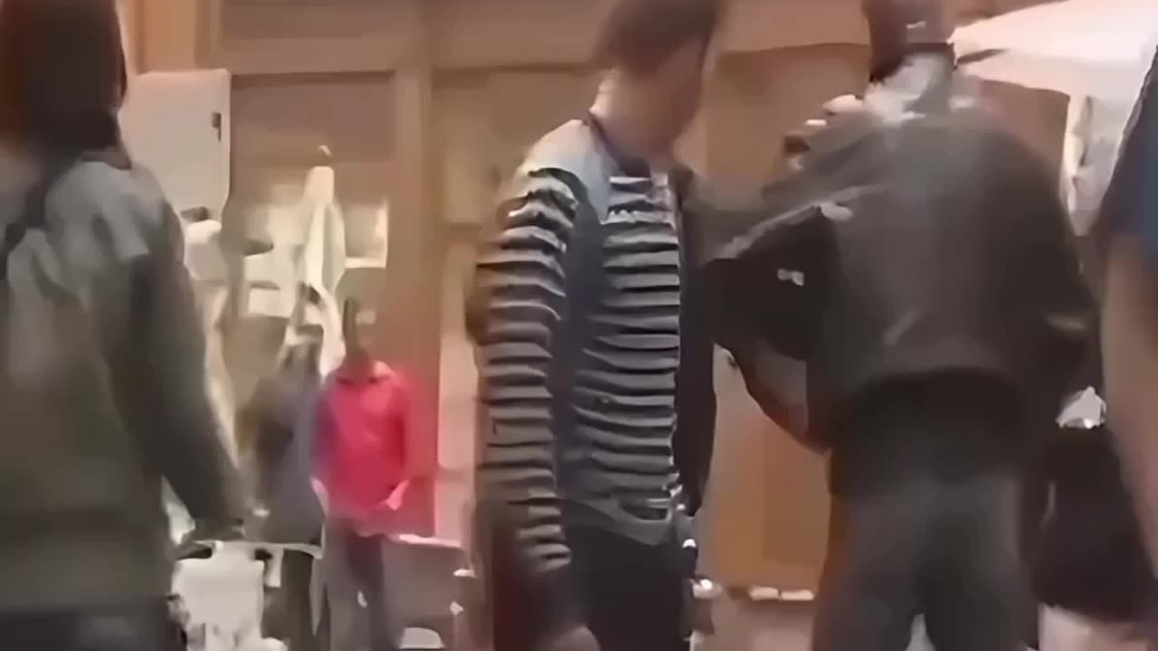 Prank backfires with a kick