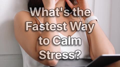 What's the Fastest Way to Calm Stress? 💡