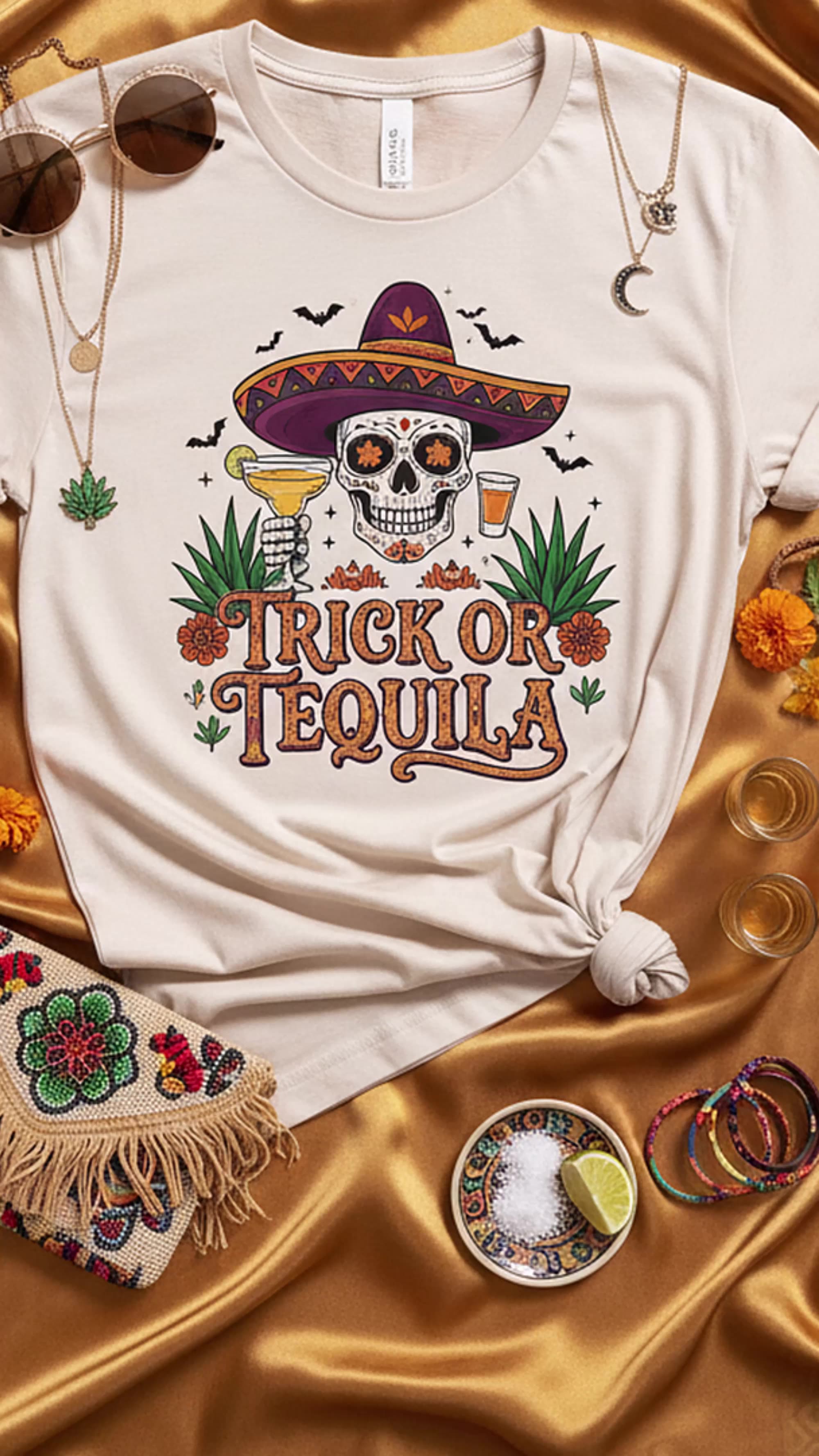 Can we skip Halloween and go straight to tequila? This tee just gets me #TrickOrTequila #SpookyVibes