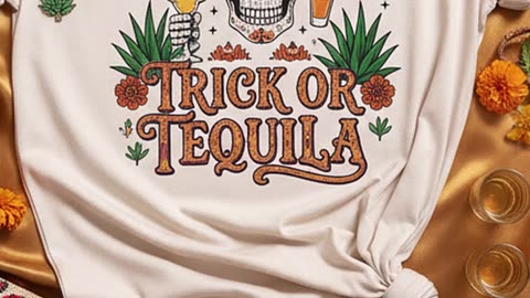 Can we skip Halloween and go straight to tequila? This tee just gets me #TrickOrTequila #SpookyVibes