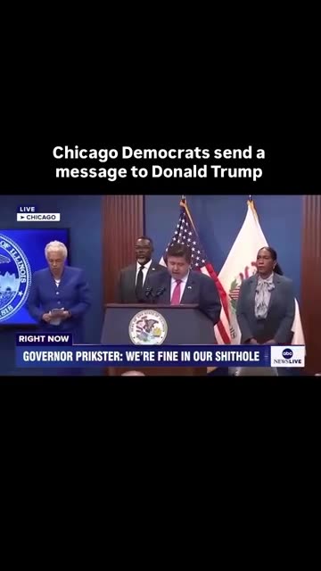 CHICAGO DEMOCRATS SEND TRUMP A MESSAGE