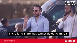 Bukele: “The only way to defeat insecurity is through the strength of the State”