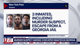 'Extremely dangerous' murder suspect among 3 escaped Georgia inmates