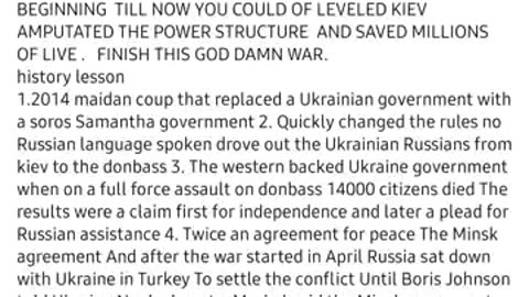 History of the Ukraine conflict And my exacerbation