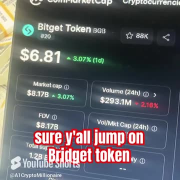 bitget token crypto coin #fyp