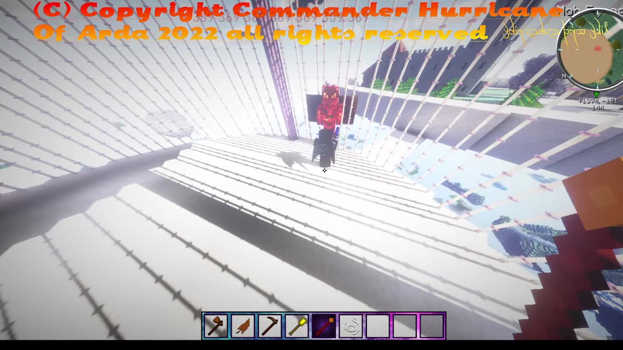 Minecraft mob battle Gabriel vs Lucifer