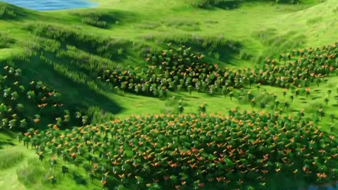 Genesis Chapter 1: Verses 9 through 13 - Land and Plants #god #ai #animals #plants #genesis1