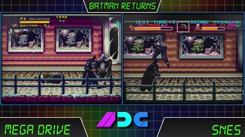 Batman Returns Mega Drive #Vs Batman Returns SNES