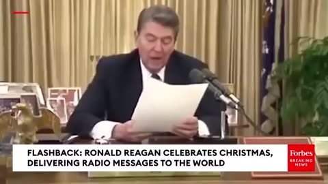 FLASHBACK: President Reagan Shares Christmas Radio Messages