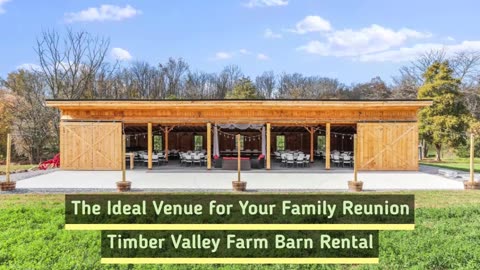 Family Reunion Event Venue Clear Spring Maryland