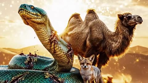 🔥 Giant Snake vs Demon Scorpion: The Deadly Highway Trap! | Kong movie | Bigfoot movie