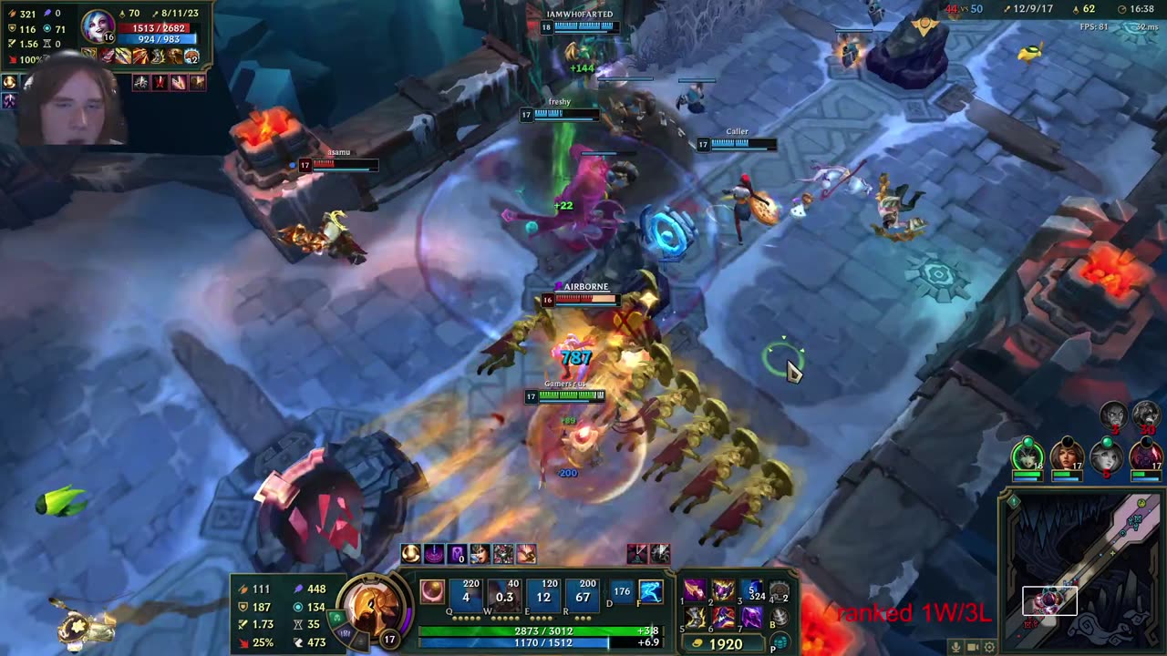 back to league ranked grind . - #rumbletakeover.