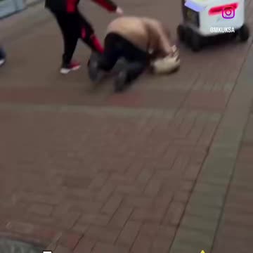 The robots are starting to attack humans 😂