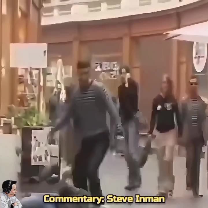 PRANK BACKFIRES WITH A KICK-COMMENTARY STEVE INMAN