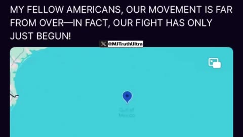 MY FELLOW AMERICANS, OUR MOVEMENT US FAR FROM OVER