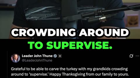 John Thune’s Thanksgiving SURPRISE