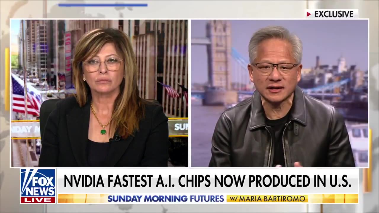 NVIDIA CEO on Trump's efforts to secure America's Critical Supply chains