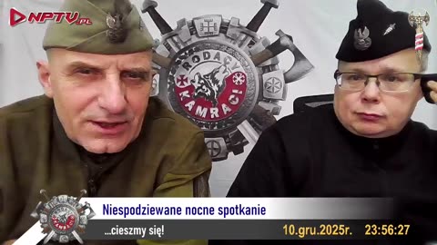 Niespodziewane nocne spotkanie. Śr. 10.12.2025r. W. Olszański, M. Osadowski Rodacy Kamraci NPTV.pl