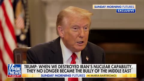 Iran’s nuclear ambitions posed a threat to the entire region and the world, and Trump neutralized it