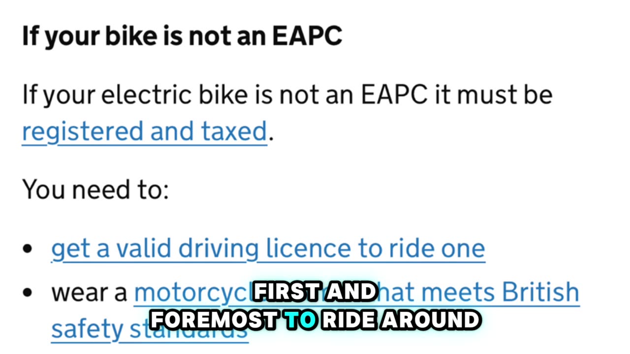 UK E-Bike Laws have changed