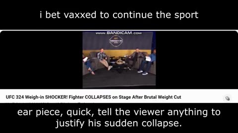 [Vaccince GENOCIDE] ufc-324-fighter-suddenly-collapses-after-weigh-in