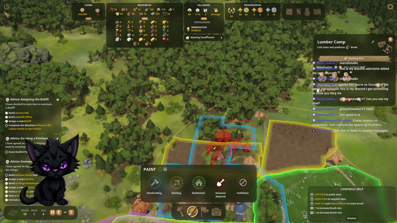 Foundation: A calm Medieval city manager