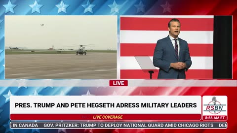 Secretary of War Pete Hegseth Addresses Military Leaders, Live From Quantico, Virginia