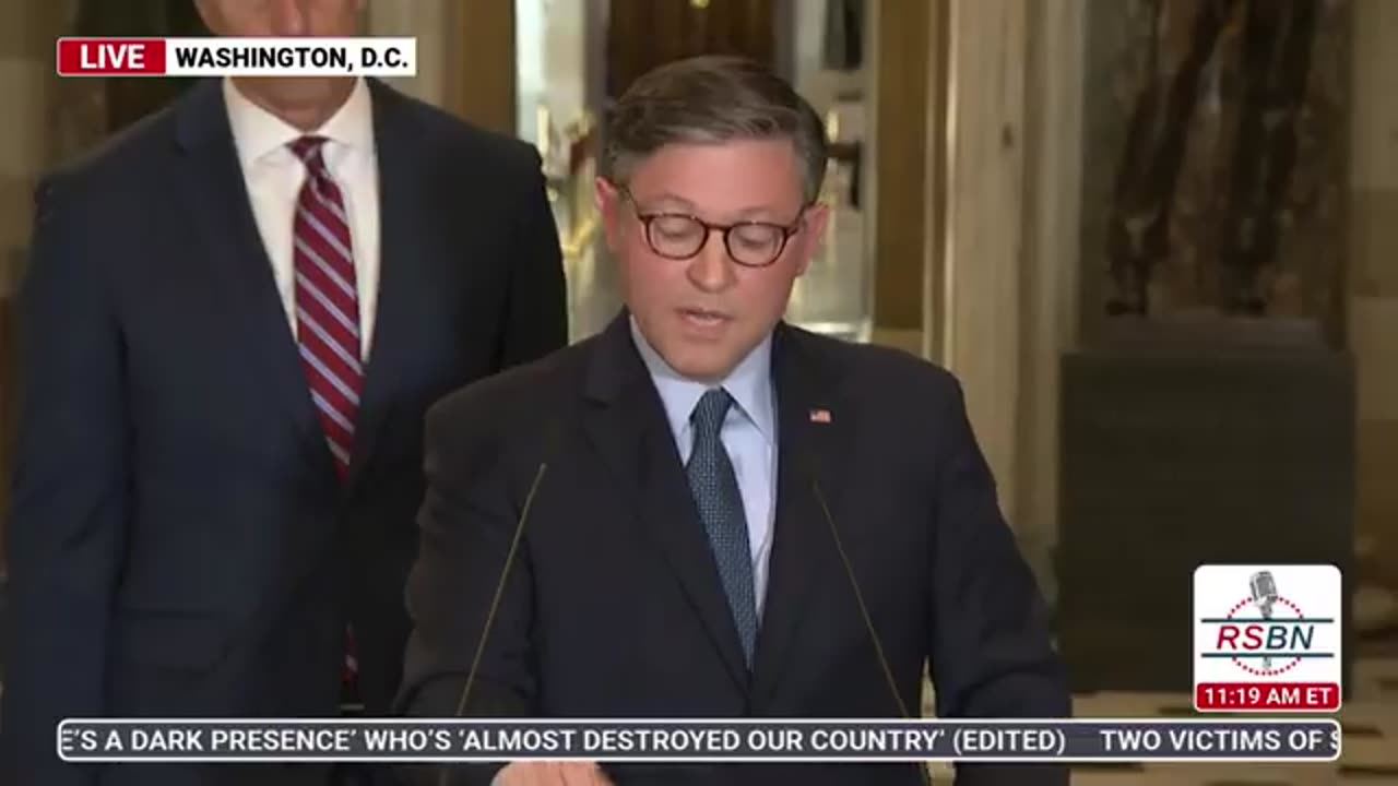 WATCH⛔️ Speaker Mike Johnson speaks on Day Three of the "Democrat Shutdown" - 10/3/25