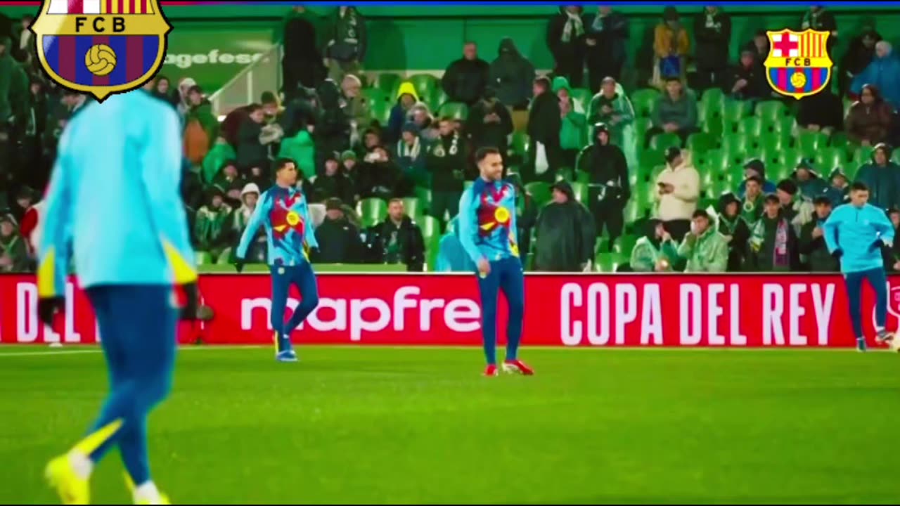 #Santander FC Barcelona ready king cup #fyp) #trend #football #FCBarcelona #kingcup #viral #korea